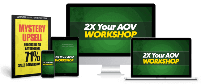 Todd Brown – 2X Your Aov Virtual Workshop