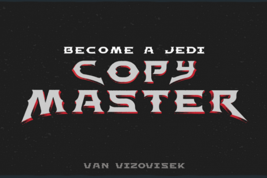 Van Vizovisek – Become a Jedi Copy Master