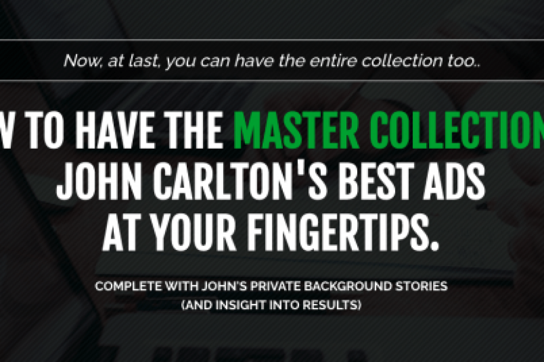 John Carlton – Best Ads