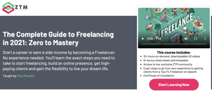 Andrei Neagoie &Amp; Paul Mendes – The Complete Guide To Freelancing In 2022