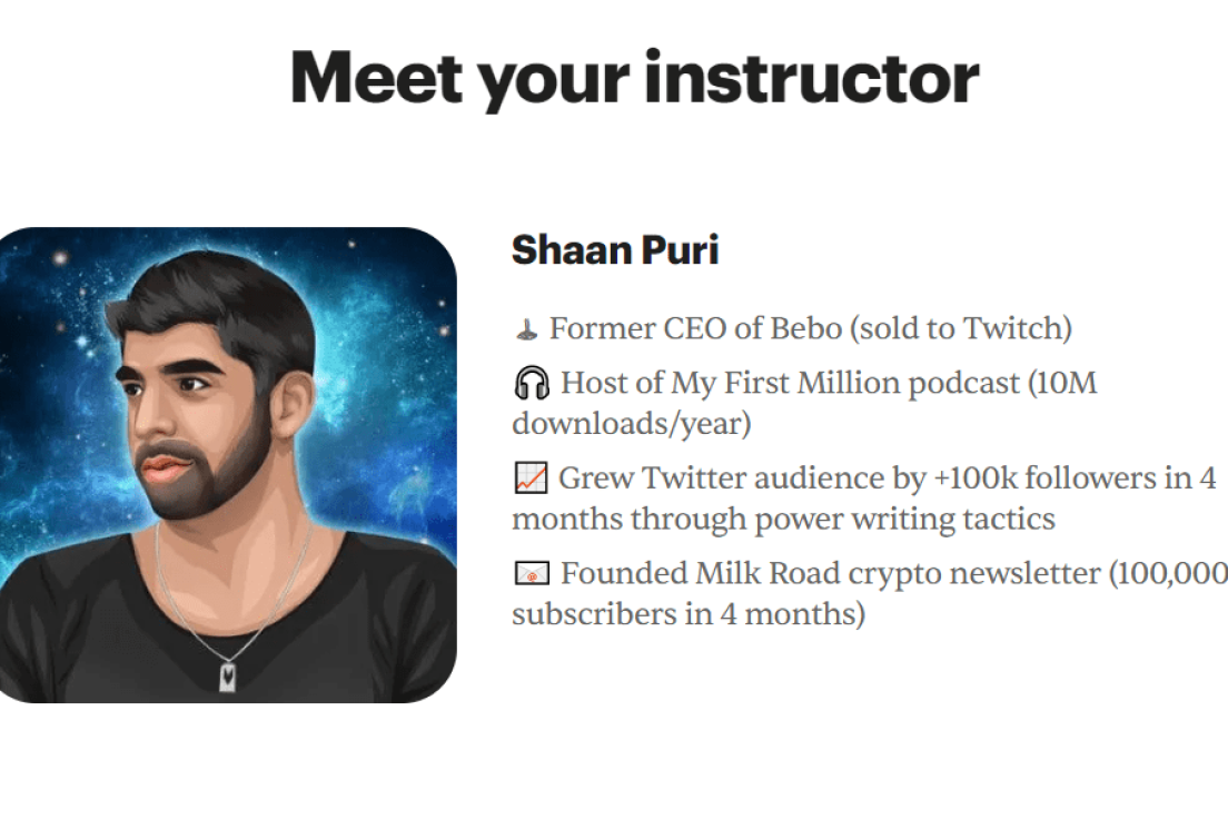 Shaan Puri – Become 2x Better at Writing in 8 Days – Power Writing (GROUP BUY)